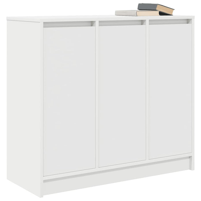 Credenza Bianca 85x34x76 cm in Legno Multistrato 861625