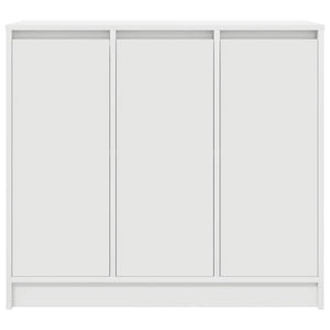 Credenza-Buffet-Armadio da cucina Bianca 85x34x76 cm in Legno Multistrato