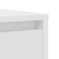 Credenza Bianca 85x34x76 cm in Legno Multistrato 861625