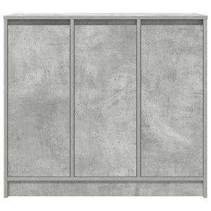 Credenza-Buffet-Armadio da cucina Grigio Cemento 85x34x76 cm in Legno Multistrato