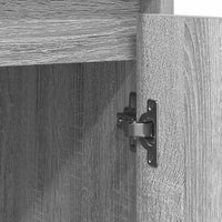 vidaXL Credenza Grigio Sonoma 85x34x76 cm in Legno Multistrato