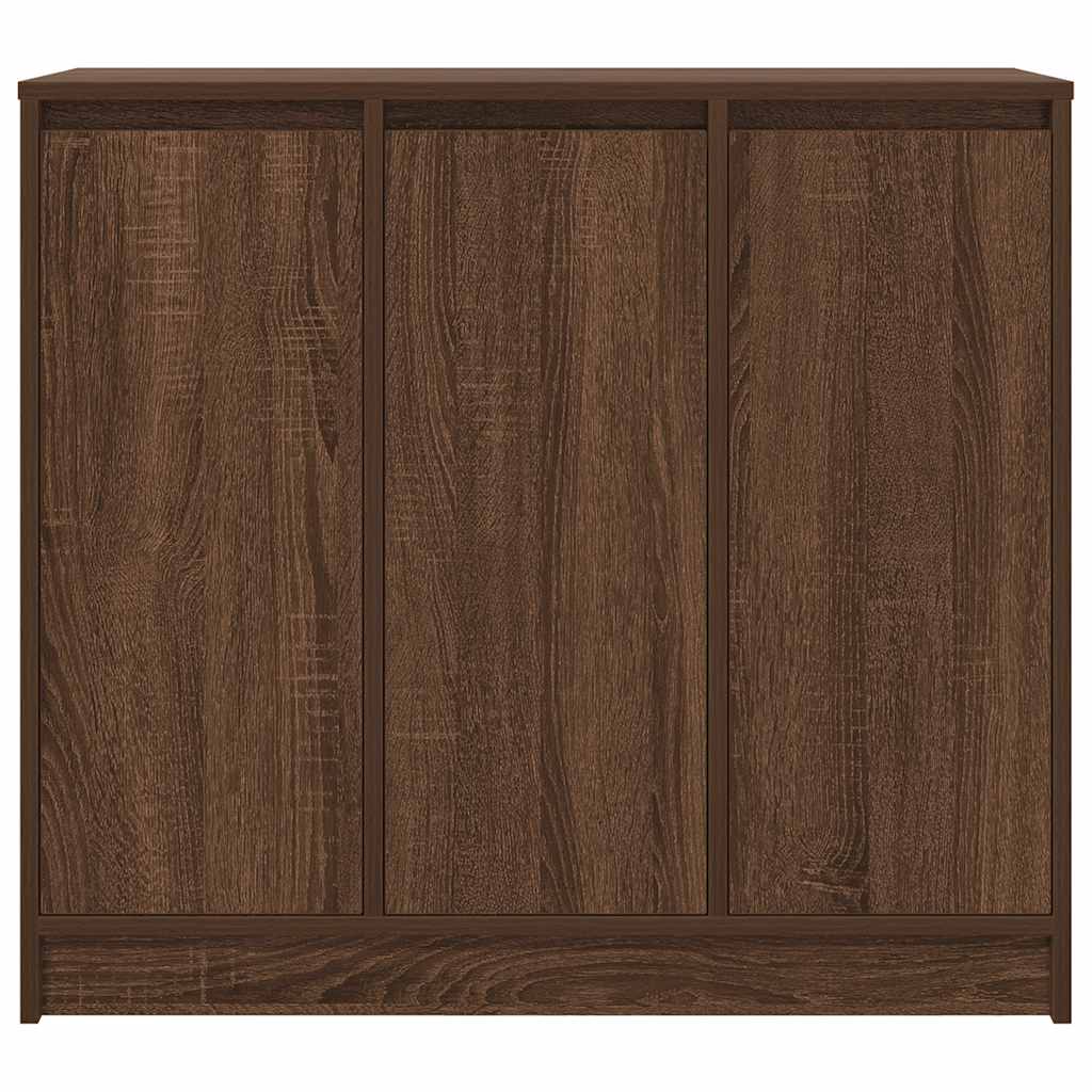 vidaXL Credenza Rovere Marrone 85x34x76 cm in Legno Multistrato