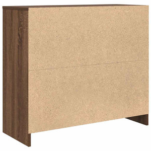 vidaXL Credenza Rovere Marrone 85x34x76 cm in Legno Multistrato