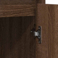 vidaXL Credenza Rovere Marrone 85x34x76 cm in Legno Multistrato