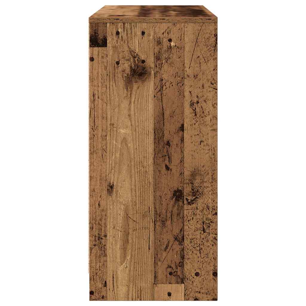 vidaXL Credenza Legno Antico 85x34x76 cm in Legno Multistrato