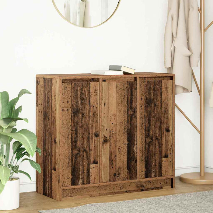 vidaXL Credenza Legno Antico 85x34x76 cm in Legno Multistrato