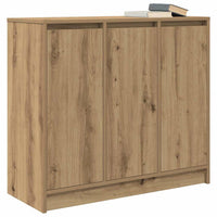 Credenza Rovere Artigianale 85x34x76 cm in Legno Multistrato 861633