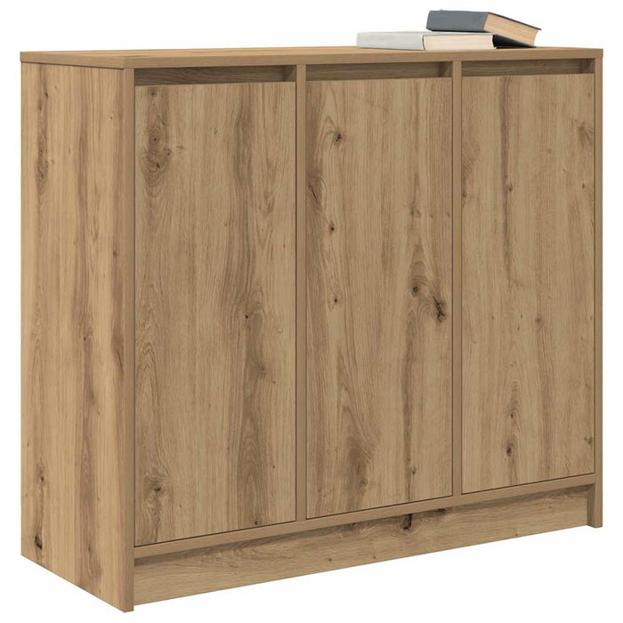 Credenza Rovere Artigianale 85x34x76 cm in Legno Multistrato 861633