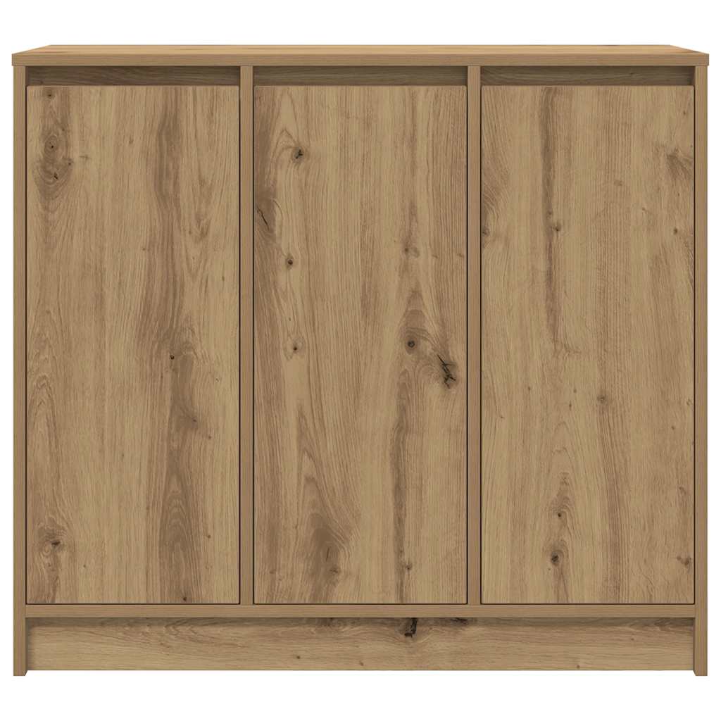 vidaXL Credenza Rovere Artigianale 85x34x76 cm in Legno Multistrato