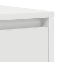 Credenza Bianca 29,5x34x76 cm in Legno Multistrato