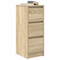 Credenza Rovere Sonoma 29,5x34x76 cm in Legno Multistrato 861636