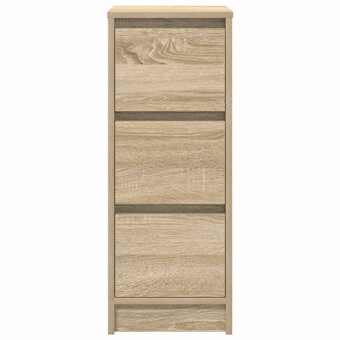 Credenza Rovere Sonoma 29,5x34x76 cm in Legno Multistrato 861636
