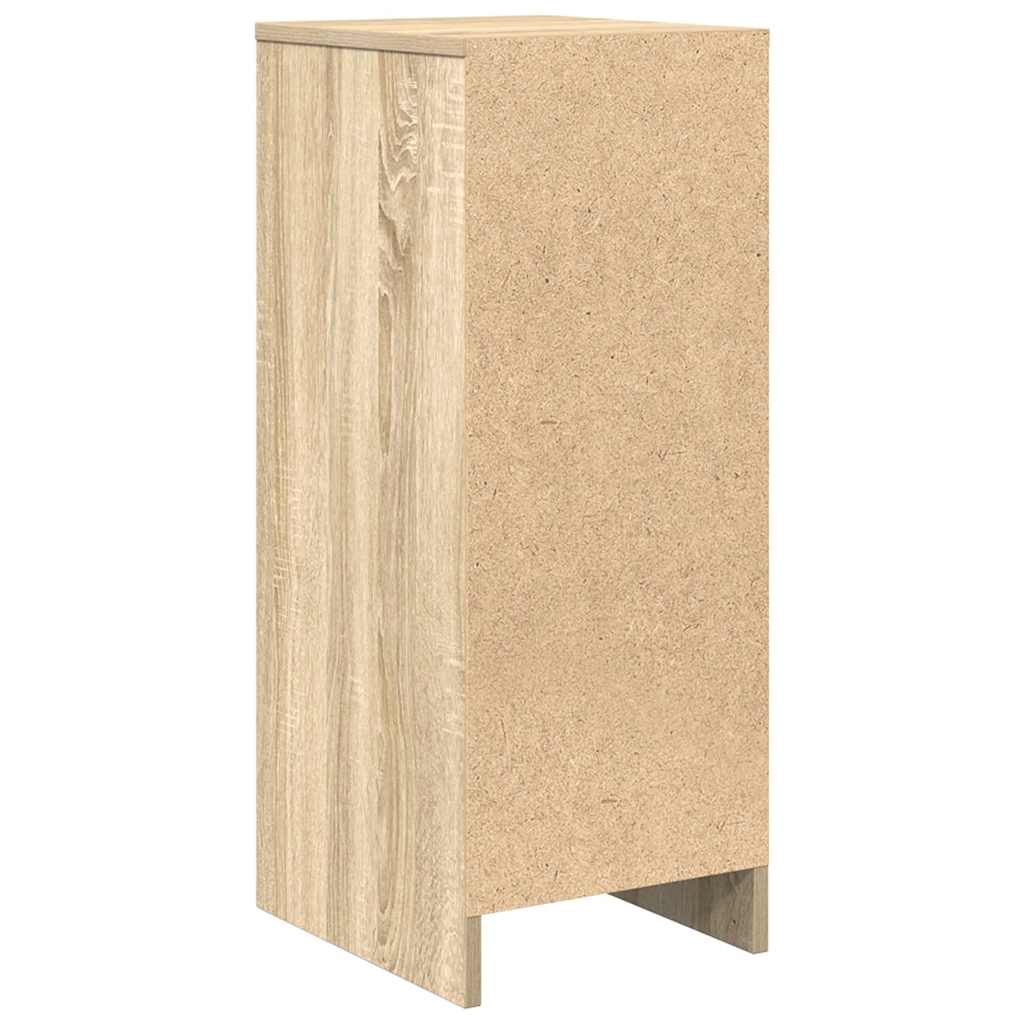 Credenza-Buffet-Armadio da cucina Rovere Sonoma 29,5x34x76 cm in Legno Multistrato 773090
