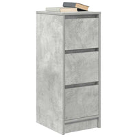 Credenza Grigio Cemento 29,5x34x76 cm in Legno Multistrato 861637