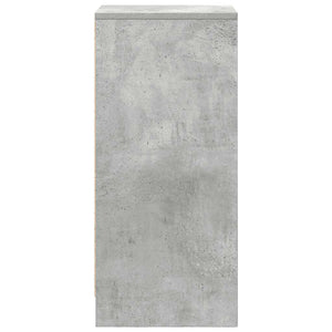 Credenza Grigio Cemento 29,5x34x76 cm in Legno Multistrato 861637