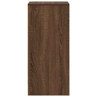 Credenza Rovere Marrone 29,5x34x76 cm in Legno Multistrato 861640