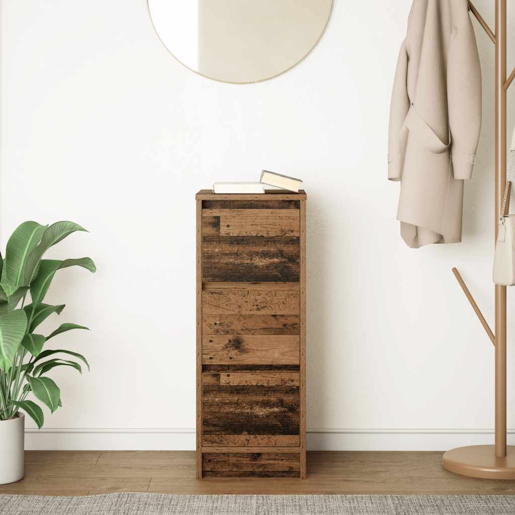 Credenza Legno Antico 29,5x34x76 cm in Legno Multistrato 861641