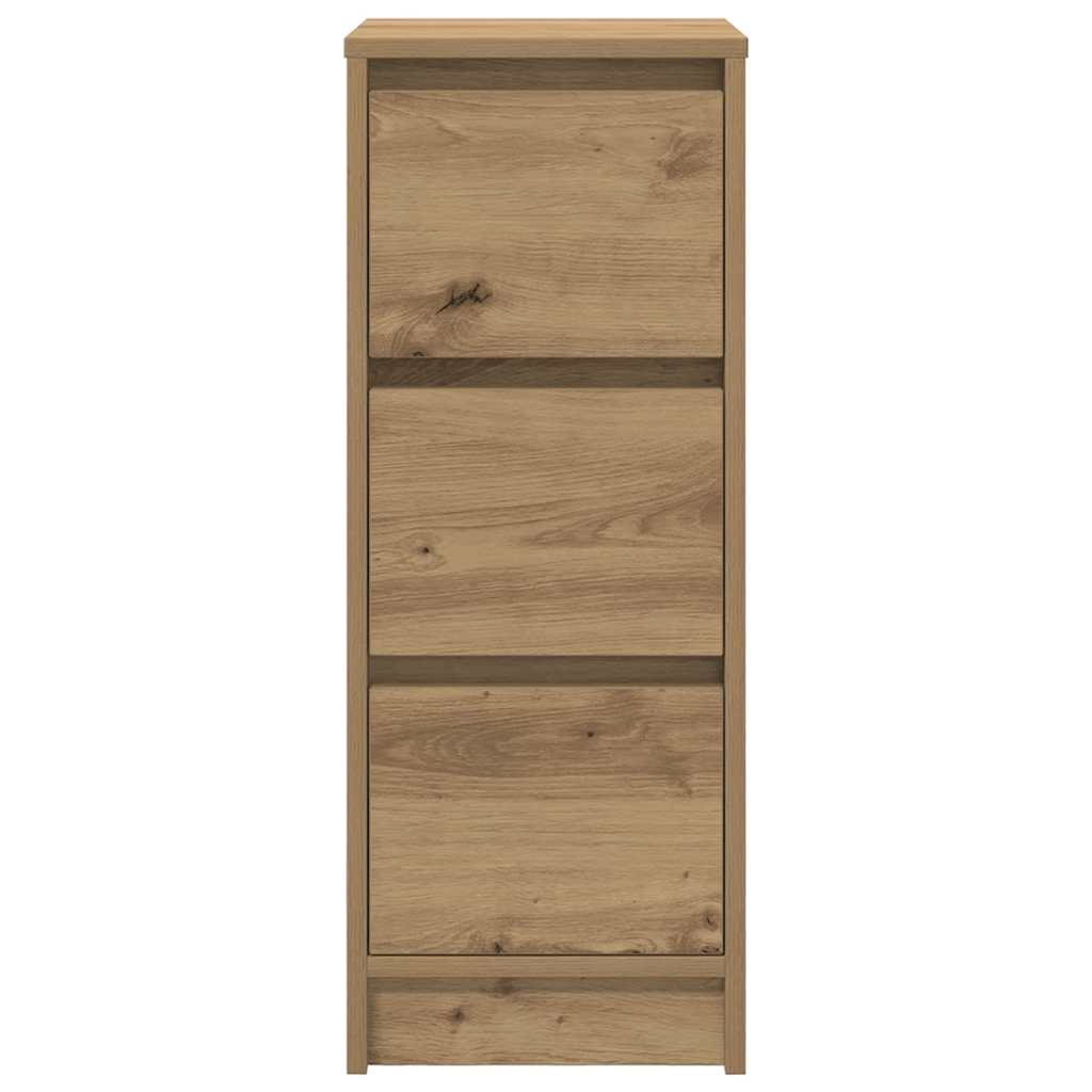 Credenza Rovere Artigianale 29,5x34x76 cm in Legno Multistrato 861642
