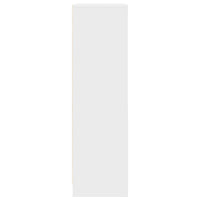 Armadio con Cassetto Bianco 55,5x34x119,5 cm Legno Multistrato