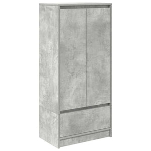 Armadio con Cassetto Grigio Cemento 55,5x34x119,5 cm Truciolato 861646