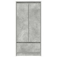 Armadio con Cassetto Grigio Cemento 55,5x34x119,5 cm Truciolato 861646