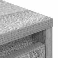 Armadio con Cassetto Grigio Sonoma 55,5x34x119,5 cm Truciolato