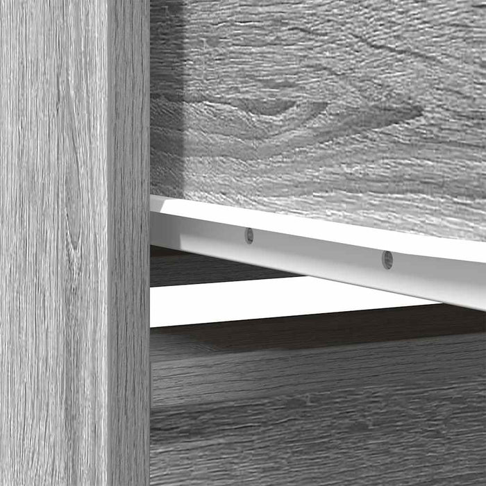 Armadio con Cassetto Grigio Sonoma 55,5x34x119,5 cm Truciolato