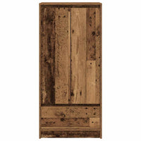 Armadio con Cassetto Legno Antico 55,5x34x119,5 cm Truciolato 861650