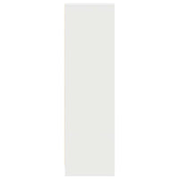 vidaXL Credenza Bianca 29,5x34x119,5 cm in Legno Multistrato
