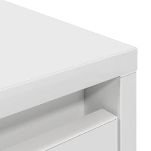 vidaXL Credenza Bianca 29,5x34x119,5 cm in Legno Multistrato