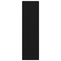 vidaXL Credenza Rovere Nero 29,5x34x119,5 cm in Legno Multistrato