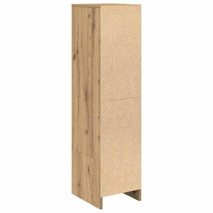 Credenza Alta Rovere Artigianale 29,5x34x119,5 cm in Truciolato