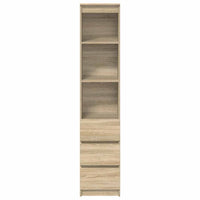 Credenza Rovere Sonoma 37,5x35x180 cm in Legno Multistrato