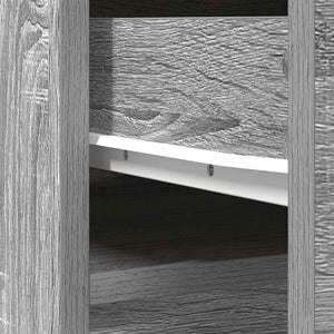 vidaXL Credenza Grigio Sonoma 37,5x35x180 cm in Legno Multistrato