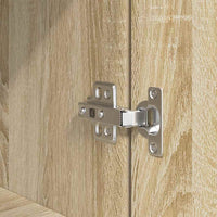 vidaXL Credenza Rovere Sonoma 37,5x35x180 cm in Legno Multistrato