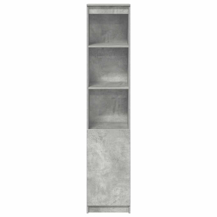 vidaXL Credenza Grigio Cemento 37,5x35x180 cm in Legno Multistrato