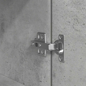 vidaXL Credenza Grigio Cemento 37,5x35x180 cm in Legno Multistrato