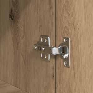 vidaXL Credenza Alta Rovere Artigianale 37,5x35x180 cm in Truciolato