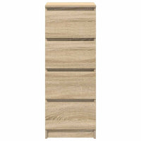 vidaXL Credenza Rovere Sonoma 37,5x35x99 cm in Legno Multistrato
