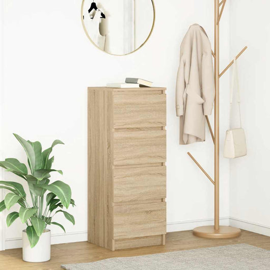 Credenza-Buffet-Armadio da cucina Rovere Sonoma 37,5x35x99 cm in Legno Multistrato