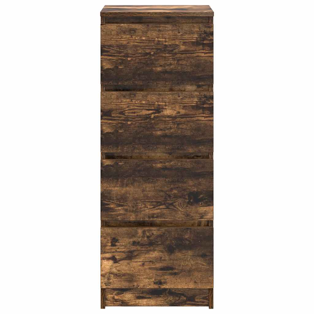 Credenza Rovere Fumo 37,5x35x99 cm in Legno Multistrato 861701