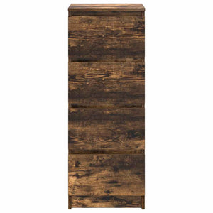 vidaXL Credenza Rovere Fumo 37,5x35x99 cm in Legno Multistrato