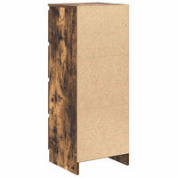 vidaXL Credenza Rovere Fumo 37,5x35x99 cm in Legno Multistrato