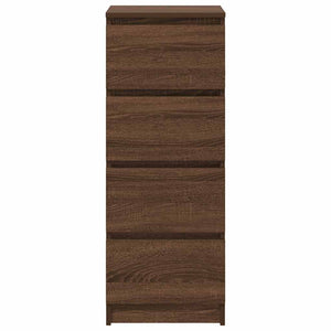 Credenza Rovere Marrone 37,5x35x99 cm in Legno Multistrato 861703