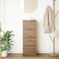 vidaXL Credenza Rovere Artigianale 37,5x35x99 cm in Legno Multistrato