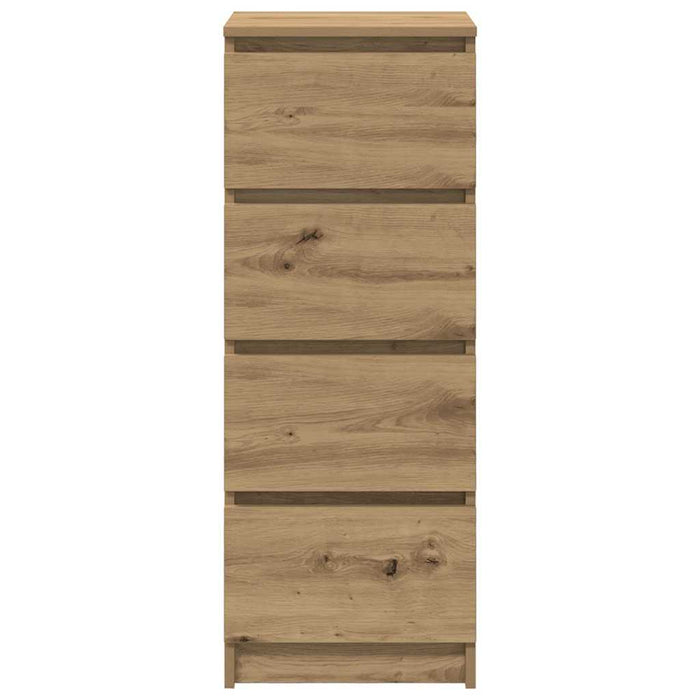 vidaXL Credenza Rovere Artigianale 37,5x35x99 cm in Legno Multistrato