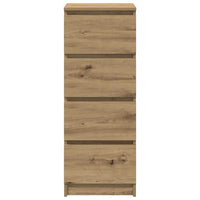 Credenza-Buffet-Armadio da cucina Rovere Artigianale 37,5x35x99 cm in Legno Multistrato