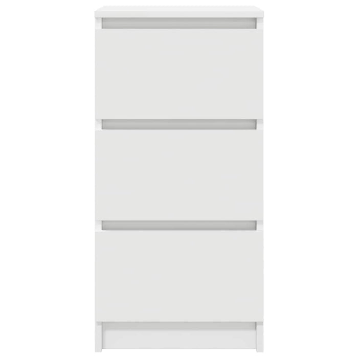 Credenza Bianca 37,5x35x76 cm in Legno Multistrato