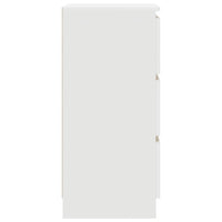 Credenza Bianca 37,5x35x76 cm in Legno Multistrato