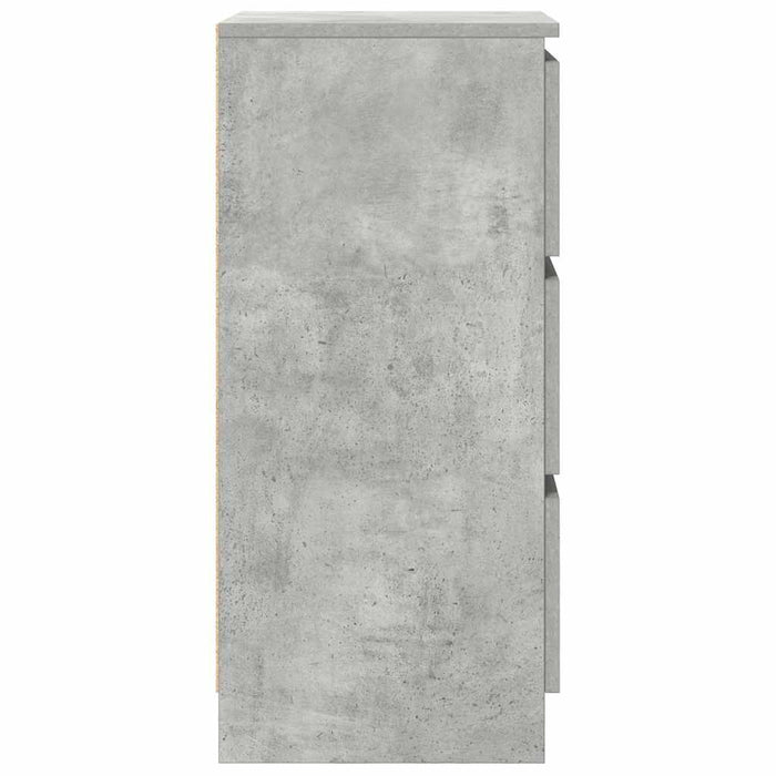 Credenza-Buffet-Armadio da cucina Grigio Cemento 37,5x35x76 cm in Legno Multistrato 308195